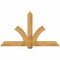 Ekena Millwork Redmond Rough Sawn Timber Gable Bracket, Western Red Cedar, 72"W x 42"H x 2"D x 6"F, 14/12 Pitch GBW072X42X0206RED00RWR - alternate 1